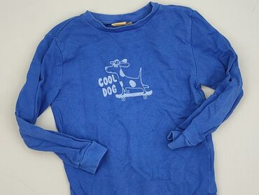 sweterek w kratkę: Sweatshirt, 7 years, 116-122 cm, condition - Very good