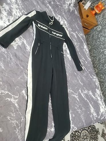 Мотоэкипировка: Комбинезон Intercrew (racing style) - Цвет: черный с белыми вставками — 5