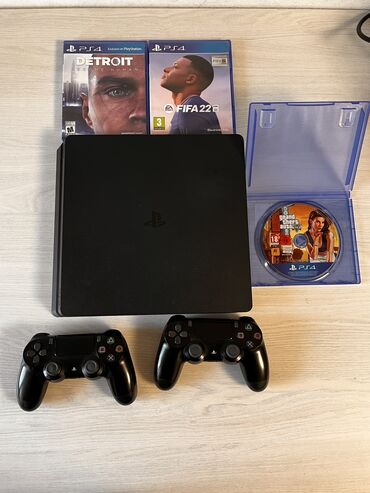 сега купить: Продам свою PS4 Slim в отличном состоянии. Консоль работает идеально —