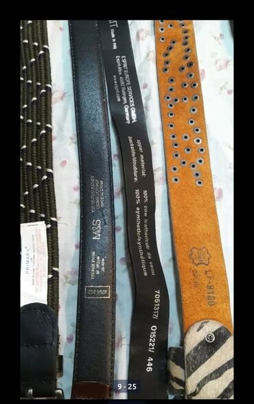 Ремни и пояса: Ремень, Другой бренд, Материал: Натуральная кожа, Мужские, Б/у — 20