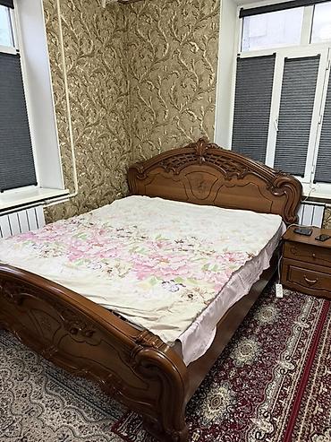 тернопольское постельное белье: Спальный гарнитур в классическом стиле из массива/МДФ под орех — 1