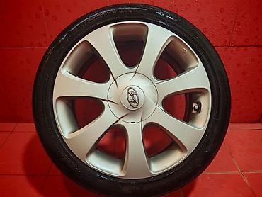 hyundai r17 disk: Hyundai orijinal 17" yüngül lehimli disk və təkər komplekti — 3