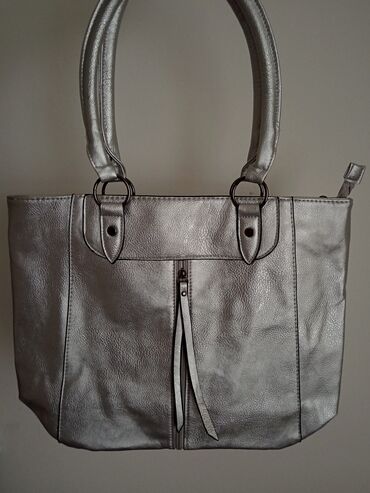 dormeo jorgan jastuk i torba: Potpuno nova srebrna torba Slanje post expressom ili licno preuzimanje