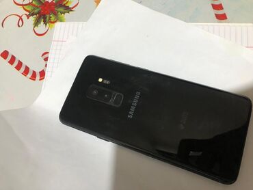 samsung s9 qiyməti: Samsung Galaxy S9 Plus, 64 GB, rəng - Qara, Düyməli, Barmaq izi, İki sim kartlı