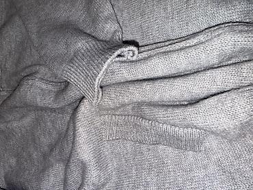 half zip: Серый трикотажный комплект: худи на молнии и шорты. - Материал — 3