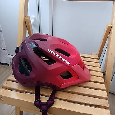 kaska velosiped: Məhsul: Rockrider ST dağ velosiped kaskı - Rəng: qırmızı — 5