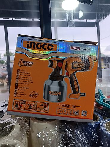 spray: Краскопульт электрический INGCO 530W - Мощность: 530 Вт - Тип — 1