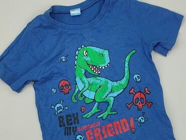 sukienka niebieska letnia: T-shirt, 3-4 years, 98-104 cm, condition - Good