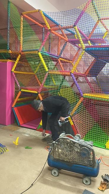 Детские аттракционы: Игровой аттракцион «Вулкан» для детской зоны/батутного парка - — 8