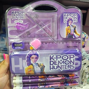 skibidi kamera: K-Pop Demon Hunters školski set sa svim osnovnim priborom za školu i — 2