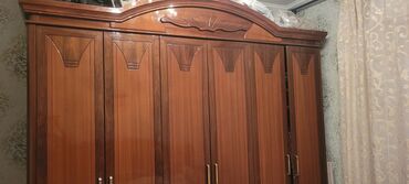 спальный гарнитур джулия: Спальный гарнитур, Двуспальная кровать, Дерево, цвет - Коричневый