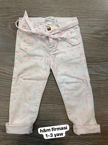 Cinslər və şalvarlar: H&M firmasina mexsus qiz ucun walvar. materiali cins kimidir. eyi — 1