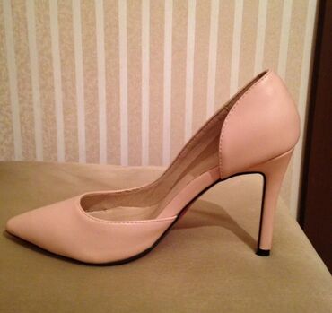 обувь zara: Туфли 36, цвет - Розовый