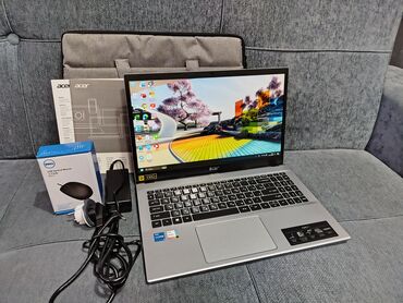 ноутбук сенсорный экран: Ноутбук, Acer, 32 ГБ ОЗУ, Intel Core i5, 15.6 ", Новый, Игровой, память NVMe SSD