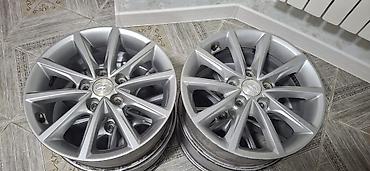 Диски: Литые Диски R 16 Hyundai, Комплект, отверстий - 5, Б/у — 3
