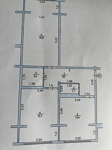 Продажа квартир: 2 комнаты, 68 м², Евроремонт — 1