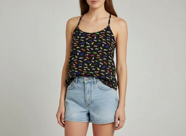 frank shorter koszulka: H&M Divided, Top damski, rozmiar S