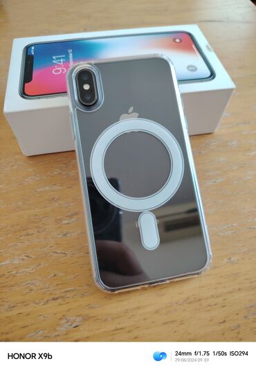 iphone x barter: IPhone X, 256 ГБ, Space Gray, Отпечаток пальца, Беспроводная зарядка, Face ID