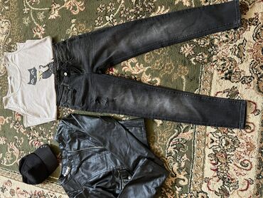 джинсы зауженные: Джинсы от Colin’s турецкого производства. Куртка Майка кепка КР