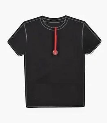 Satovi za kuću: ZIDNI SAT T-SHIRT OKO 35X30CM NOV SAT U OBLIKU MAJICE AKCIJA | Cene — 2