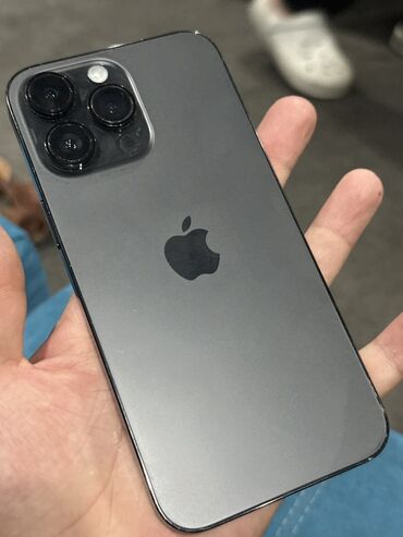 айфон 14 про макс цена джалал абад: IPhone 14 Pro Max, Колдонулган, 256 ГБ, Black Titanium, Каптама, 85 %