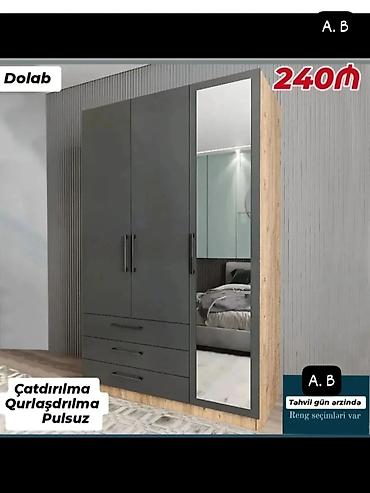 salon güzgüləri: Məhsul: Geniş həcmli paltar şkafları Xüsusiyyətlər: - Ölçülər: - — 7