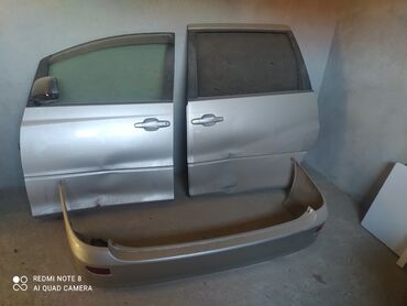 бампер ниссан альмера: Задняя правая дверь Toyota 2002 г., Б/у, цвет - Серебристый,Оригинал