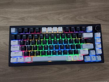 клавиатура механика: Клавиатура, Механикалык, Bluetooth туташтыруу, Өлчөмү: 75%