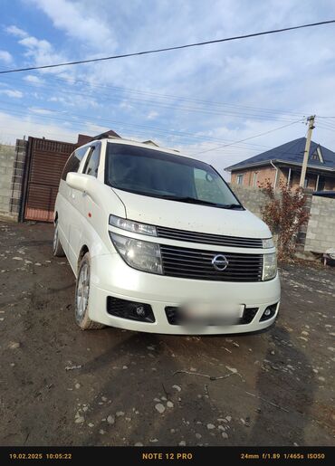 нисан нубира: Nissan Elgrand: 2002 г., 3.5 л, Типтроник, Газ, Вэн/Минивэн