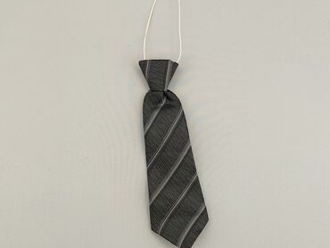 Krawaty i akcesoria: Krawat, kolor - Szary, stan - Bardzo dobry