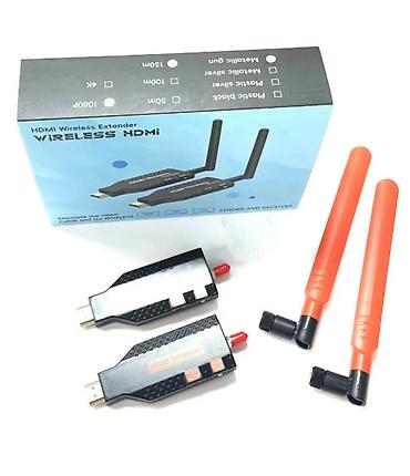 подключим: Беспроводной Комплект HDMI Удлинителя 150 метров (Передатчик TX + — 2