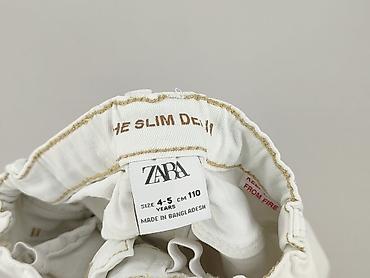 stadivarius cargo: Spodnie jeansowe, Zara, 4-5 lat, 110, stan - Bardzo dobry — 4