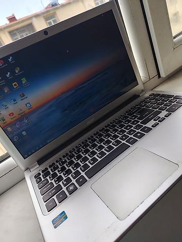 kontakt home noutbuk: Acer noutbuk - Ekran: 15.6" geniş ekran, mat səthli - Korpus: gümüşü — 1