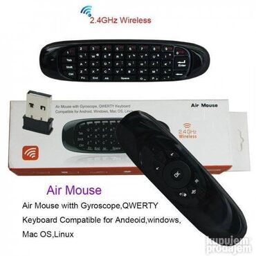185 oglasa | lalafo.rs: Air Mouse Daljinski Upravljač Air Mouse Daljinski Upravljač 3 u 1