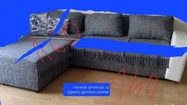 Sofe i kaučevi: Presvlake za ugaone garniture/dvosed/trosed/fotelje. Materijal spandex — 3