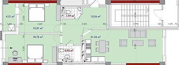 Продажа квартир: 3 комнаты, 88 м², Элитка, 12 этаж, Дизайнерский ремонт — 4