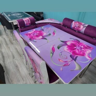 Divan və masa dəstləri: 🇹🇷Türk istehsalı Möhtəşəm ✨✨ Kuxna üçün stol stul dəsti 2 stul 1 — 3