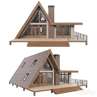 Dizayn, layihə: H&H DOORS A-Frame tipli modul ev/proyekt - Memarlıq: A-formalı — 8