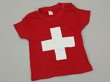 czerwona koszulka na ramiączkach: Koszulka, 3-6 m, stan - Bardzo dobry