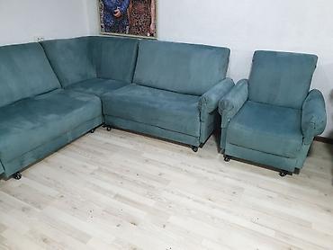 Угловые диваны: Угловой диван, C подушками — 6