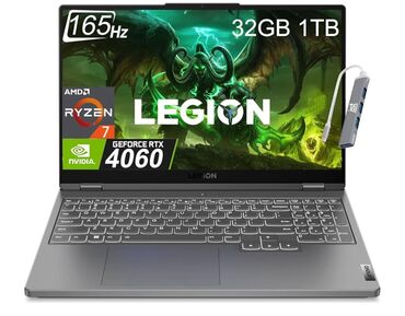 Masaüstü kompüterlər və iş stansiyaları: Yeni Lenovo Legion, 15.6 ", AMD Ryzen 7, 1 TB, Pulsuz çatdırılma, Ödənişli çatdırılma