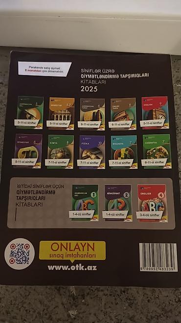 Testlər: Hamısı təmizdi, eləsi var heç açılmayıb. qiymətlər müxtəlifdir — 9