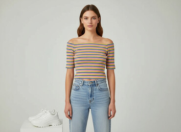 t shirty organizer: Monki, T-shirt damski, rozmiar S
