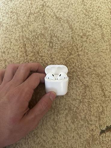 air 3: Беспроводные наушники-вкладыши, Apple, Airpods 2, Б/у — 1