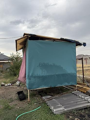 каменный ковёр: Универсальный тент, ПВХ, Размер: 5x3 м, Влагонепроницаемые, Б/у — 2