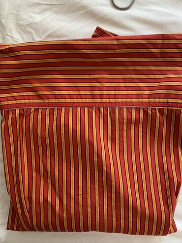 luna košulje: M (EU 38), Cotton, Stripes, color - Red