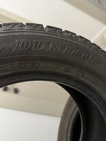 205 50 16: Шины 205 / 55 / R 16, Зима, Б/у, Комплект, Легковые, Dunlop — 2