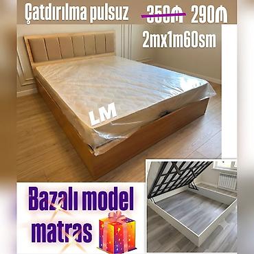 matras satilir: Yeni, İkinəfərlik çarpayı, Bazalı, Matras ilə — 3