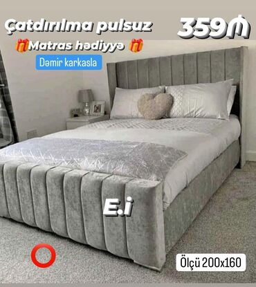 taxt doşəyi: Yeni, İkinəfərlik çarpayı, Matras ilə