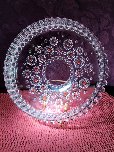 Činije: Cinija nova Walther kristal,led kristal Nemacka. 60,70te — 4